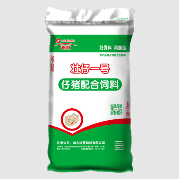 鴻慧壯仔一號(hào)仔豬配合飼料40kg